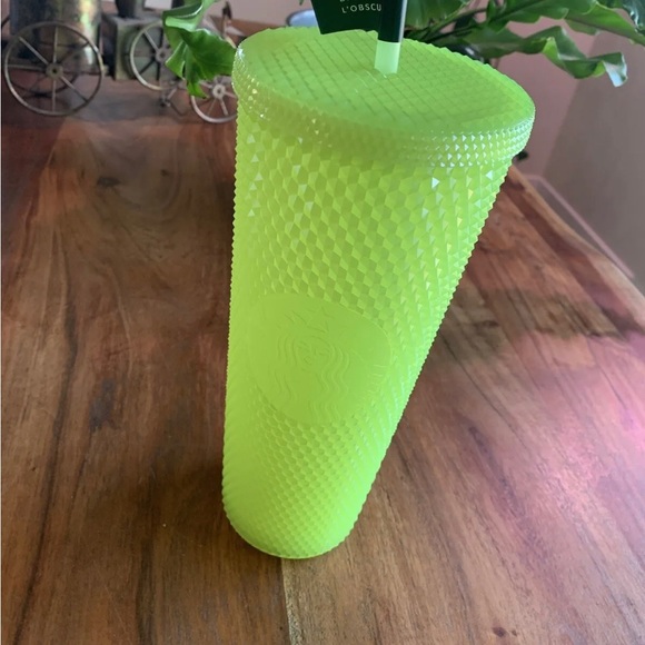 NWT SET Starbucks ‘Lemongrass Glow in The Dark Bling’ Studded Tumblers. - Picture 5 of 6